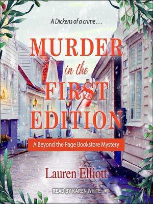 cover image of Murder in the First Edition